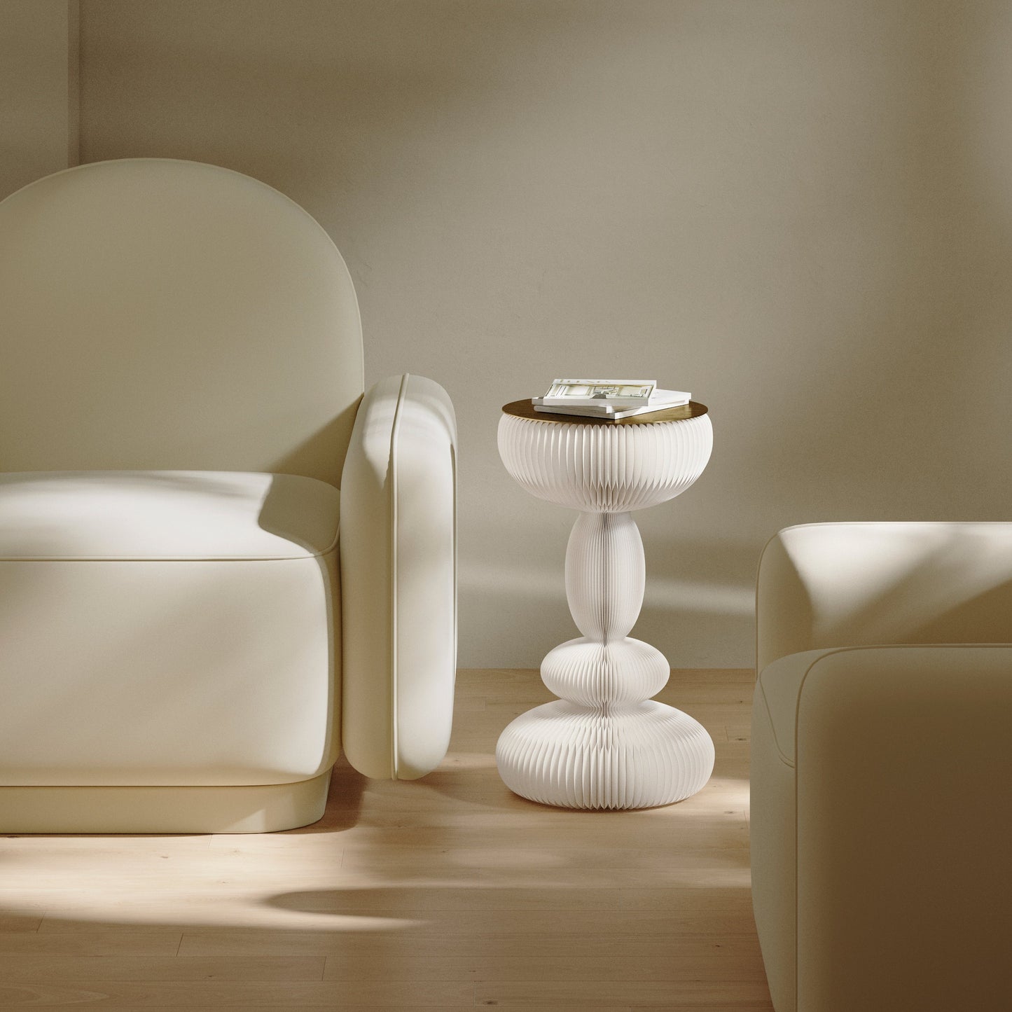 Opvouwbare Drum Bijzettafel