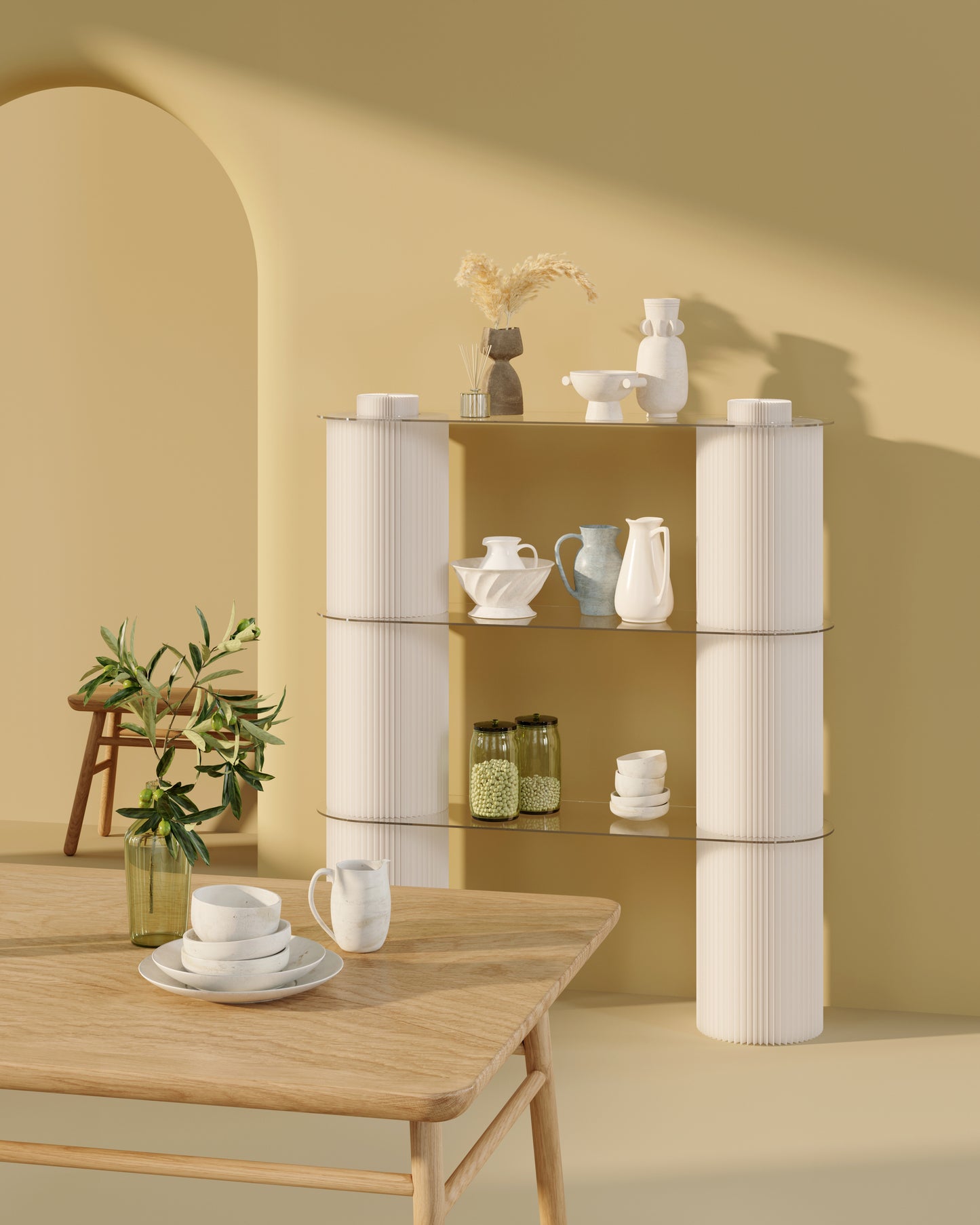 Display Dubbele Kolom