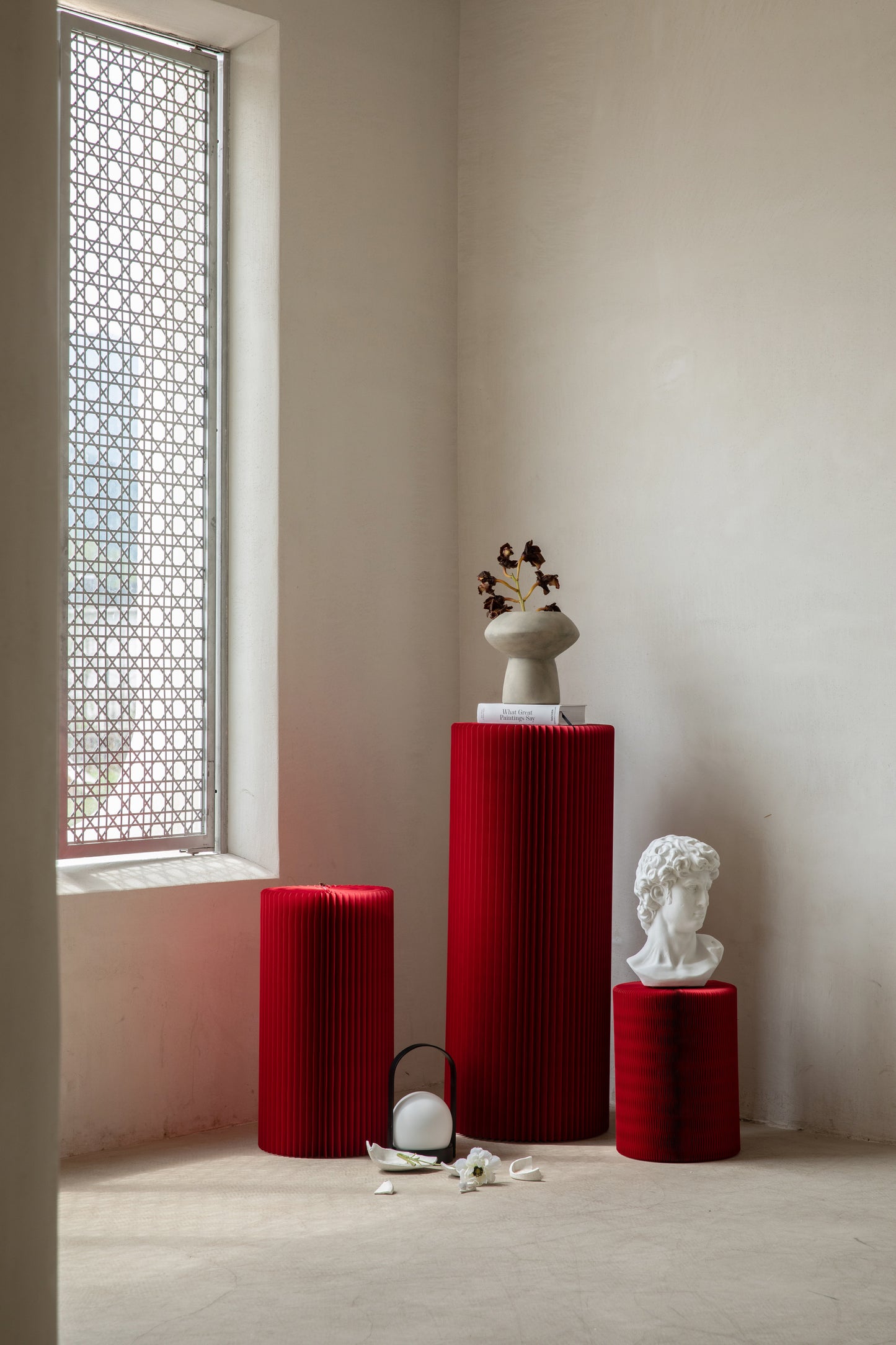 Opvouwbare Cilinder Display