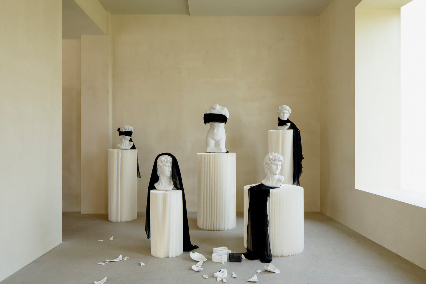 Opvouwbare Cilinder Display